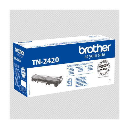 BROTHER TN-2420 TONER NERO PER HLL2310/DCPL2550/MFCL2710/MFCL2750 3.000 PAGINE